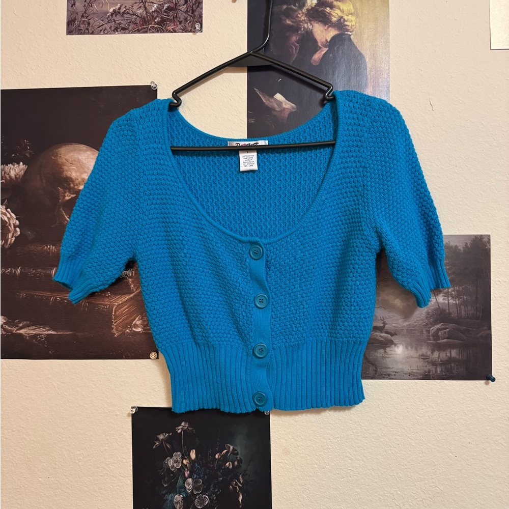 Pout Vibrant Blue Knit Sweater